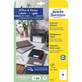Miniatyrbild 3 av 6: Avery-Zweckform 6124 Universaletiketter 105 x 148 mm Papper Vit 40 st Permanent Bläckstråleskrivare, Laser, Laser, färg