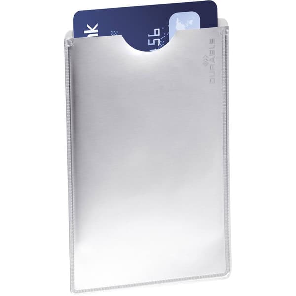 Durable RFID-ID fodral, skyddsfodral 890023 Silver 10 st