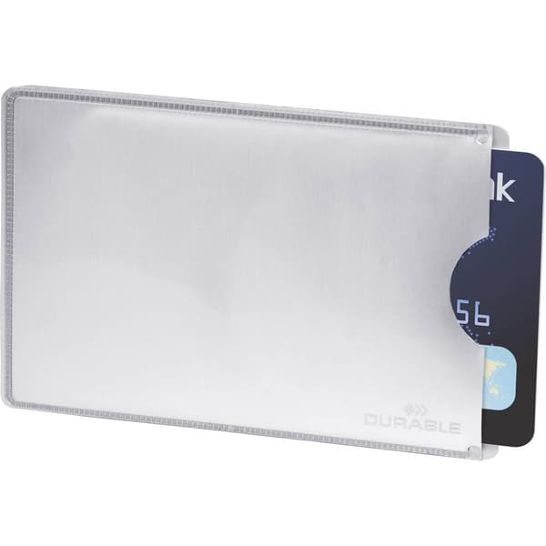 Durable RFID-ID fodral, skyddsfodral 890023 Silver 10 st