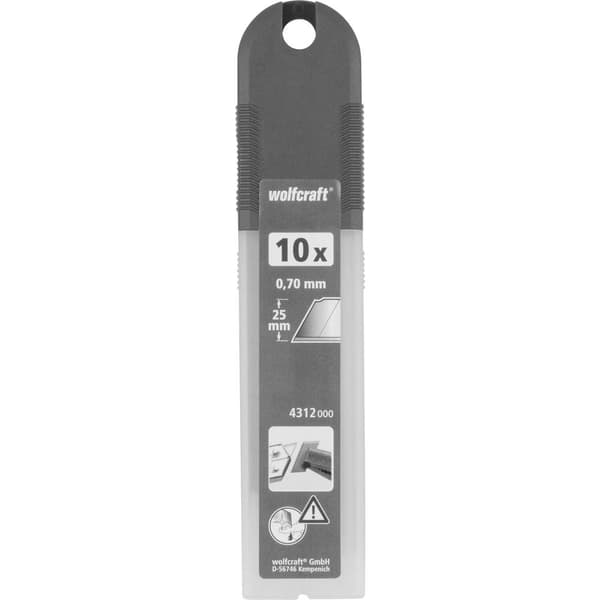 Wolfcraft 4312000 Brytblad 0,7 x 25 mm 10 st