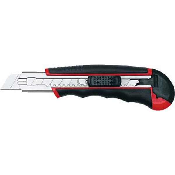 WEDO 78418 Professionell cutter AUTO-Load 18 mm - nr 78418 svart/röd 1 st