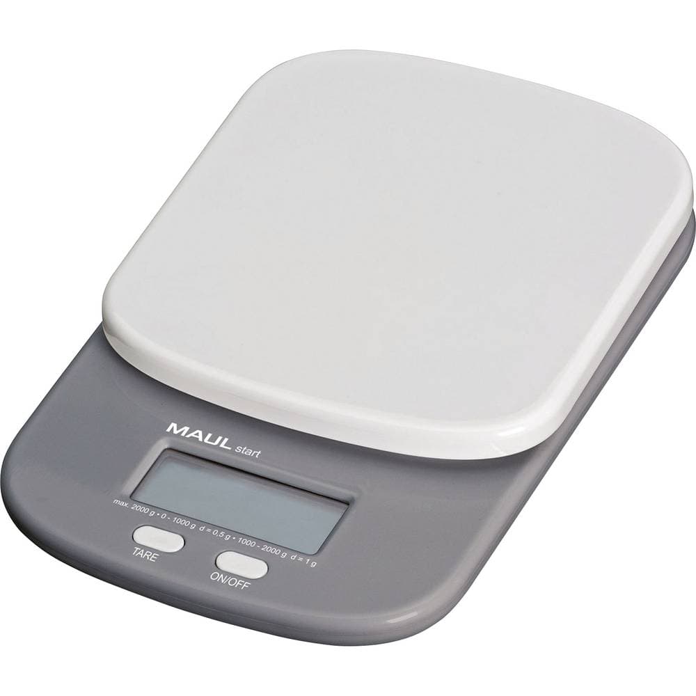 Maul 1623082 Brevvåg Vägningsområde 2000 g Läsbarhet 0.5 g, 1 g batteri Grå (matt)
