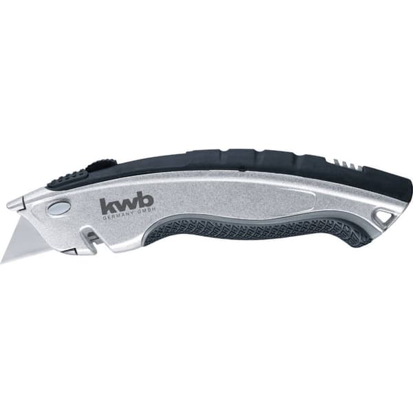 kwb 013320 Ergonomisk säkerhettrapetskniv med sladdskärare, 175 mm 1 st