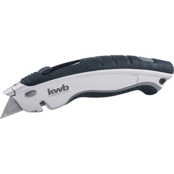 kwb 013320 Ergonomisk säkerhettrapetskniv med sladdskärare, 175 mm 1 st