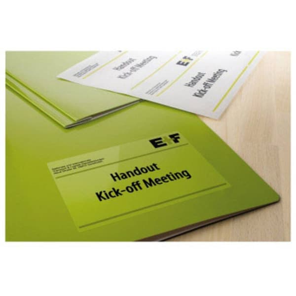 Herma 8016 Folieetiketter 45.7 x 21.2 mm Folie, glänsande Transparent 1200 st Permanent Laser, Kopiator, Laser, färg, F