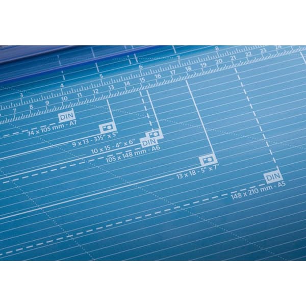 Dahle 550 Rullskärare A4 max. antal blad (80 g/kvadratmeter) per skärtillfälle: 20 Papper