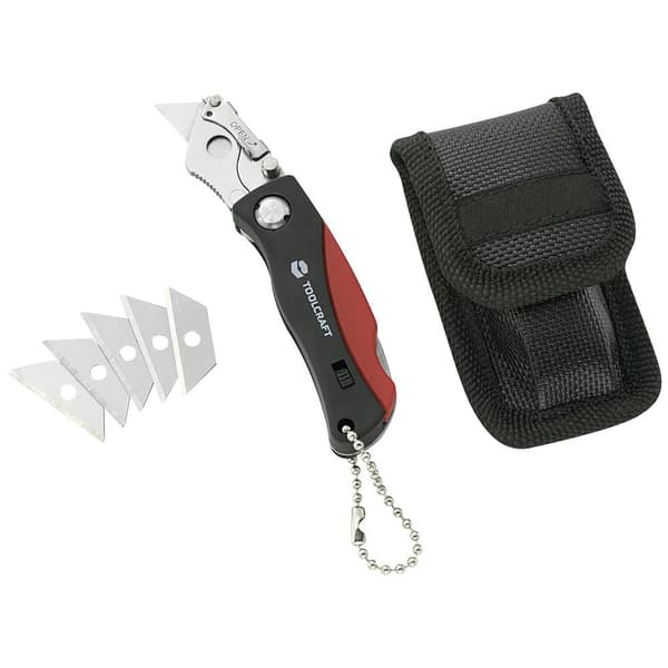 TOOLCRAFT TO-6717198 Vikbar universell minikniv 2K 1 st