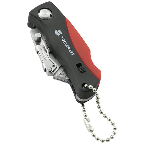 TOOLCRAFT TO-6717198 Vikbar universell minikniv 2K 1 st