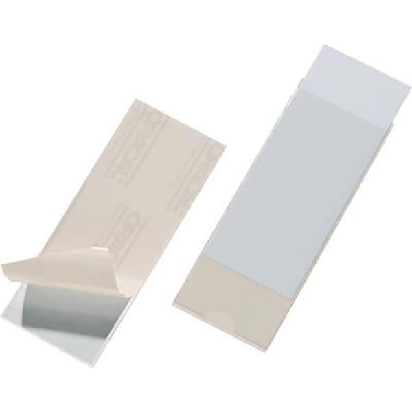 DURABLE Etikettfönster Pocketfix/8075-19 60x150mm färglös inneh. 10