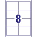 Miniatyrbild 4 av 4: Avery-Zweckform 3666-200 Universaletiketter 38 x 21.2 mm Papper Vit 1 st Permanent Laser, färg