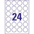 Miniatyrbild 4 av 4: Avery-Zweckform 5080 Universaletiketter Ø 40 mm Papper Vit 1 set Repositionerbart Bläckstråleskrivare, Laser, Laser, fä