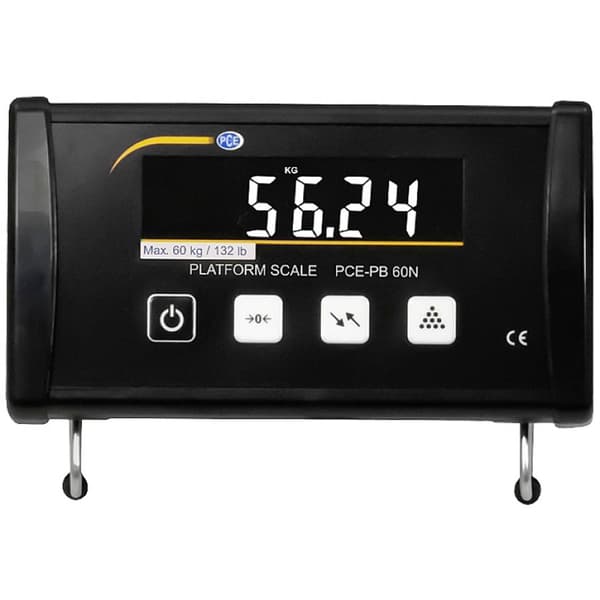 PCE Instruments PCE-PB 60N Paketvåg Vägningsområde 60 kg Läsbarhet 20 g