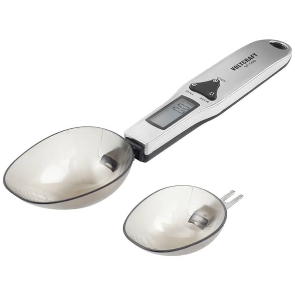 VOLTCRAFT SP-500 Skedvåg Vägningsområde 500 g Läsbarhet 0.1 g Rostfritt stål