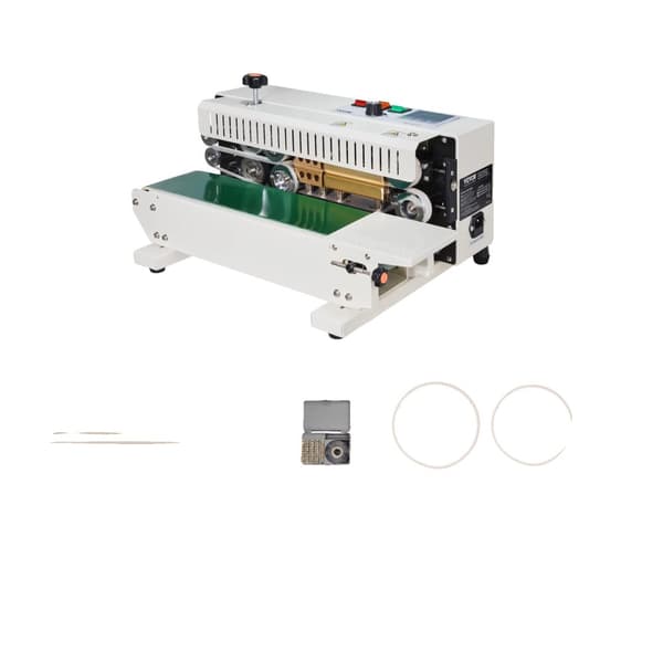 Kontinuerlig Båndforsegler Maskine, 600W Kraft, Justerbar Forsegling Bredde, Konstruktion af Kulstofstål,600 watt