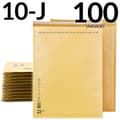 Miniatyrbillede 1 af 2: Bubble Bag, Holdbart KRAFT Materiale, Effektiv Indre Boblebeskyttelse,100 stk-10-J (370x480mm)