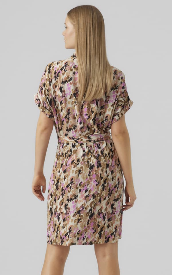 Vero Moda - vmEasy SS Shirt Dress Ina Print