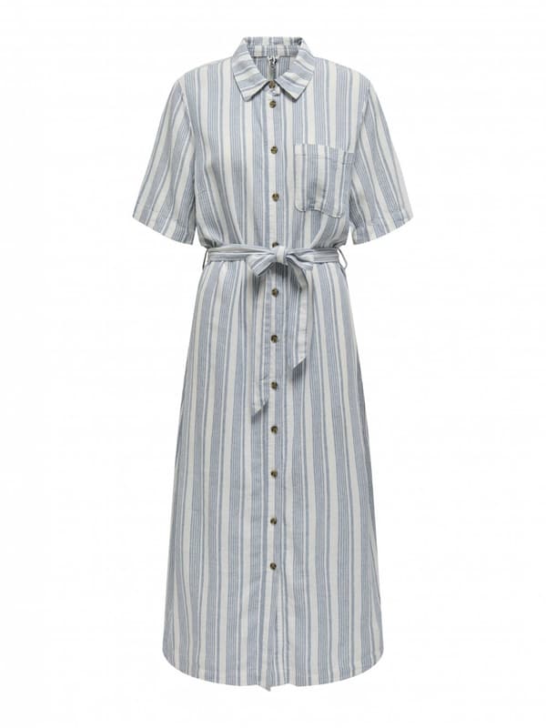 Only - onlCaro SS Linen Belt Dress