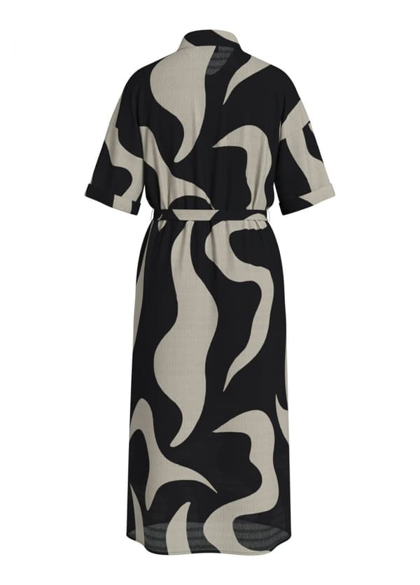 Vila - Vizeya Zera 2/4 Midi Shirt Dress