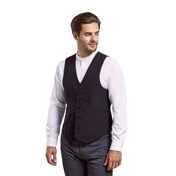 Premier Foret polyestervest til mænd / catering / barbeklædning (pakke med 2)