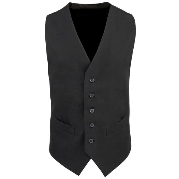 Premier Foret polyestervest til mænd / catering / barbeklædning (pakke med 2) Black XS