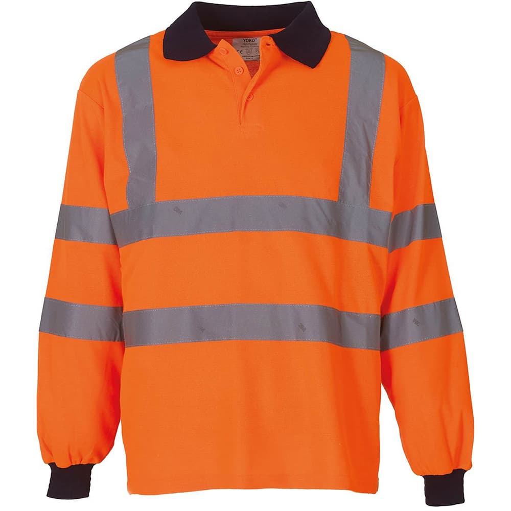Yoko Ladies/Womens Hi-Vis långärmad polotröja (2 st.)