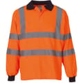 Miniatyrbillede 1 af 2: Yoko Dame/kvinde Hi-Vis langærmet polotrøje (pakke med 2)