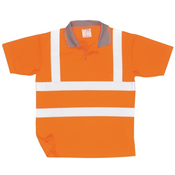 Portwest Unisex Hi Vis polotröja / arbetskläder / säkerhetskläder (2 st.) Orange XL
