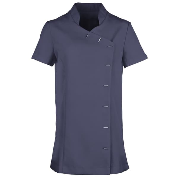 Premier Womens/Ladies *Orchid* Tunic / Health Beauty & Spa / Workwear (Pack of 2) Navy 14