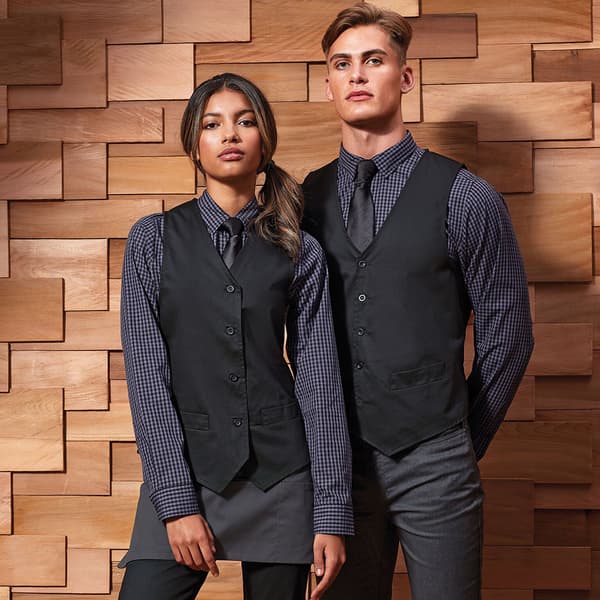 Premier Womens/Ladies Hospitality Waistcoat / Catering / Barwear