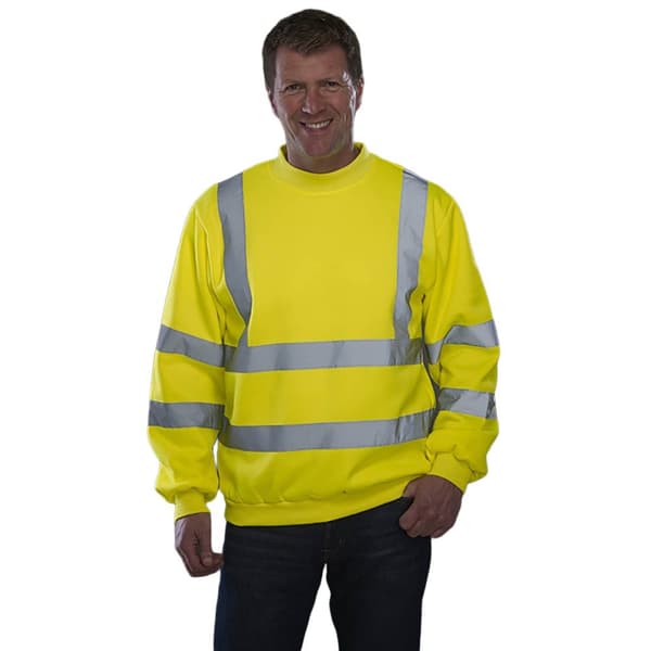 Yoko Unisex Hi-Vis Heavyweight Sweatshirt (pakke med 2 stk.)