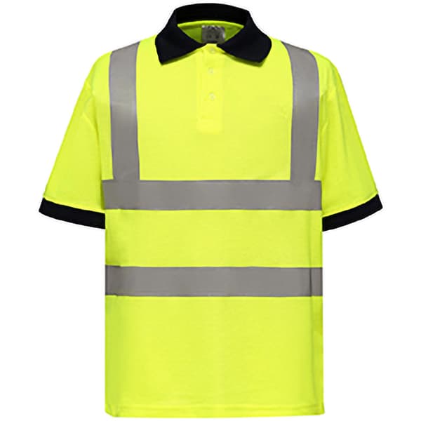 Yoko Hi-Vis Short Sleeve Polo Shirt / Mens Workwear