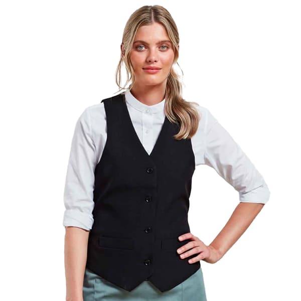 Premier Dame/kvinder foret polyestervest / Barbeklædning / Catering