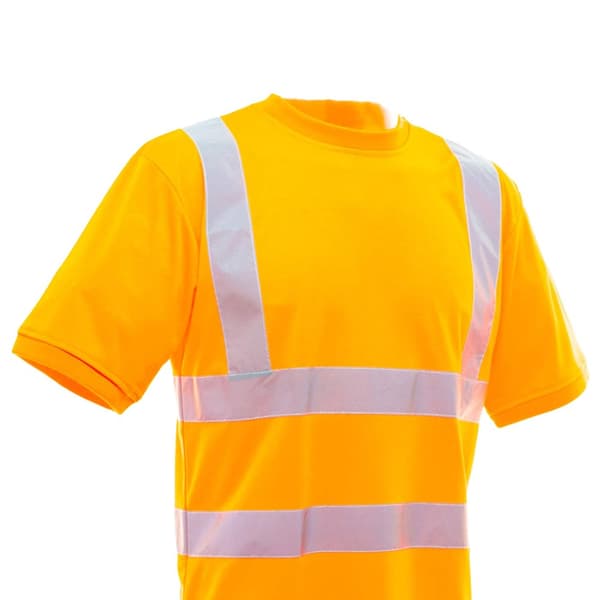 Yoko Dame/kvinde Hi-Vis kortærmet T-shirt med korte ærmer
