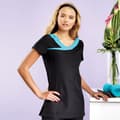 Miniatyrbilde 2 av 3: Premier Womens/Ladies Ivy Beauty And Spa Tunic (Contrast Neckline)