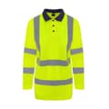Pikkukuva 1 / 3: PRO RTX High Visibility Mens Long Sleeve Polo Shirt