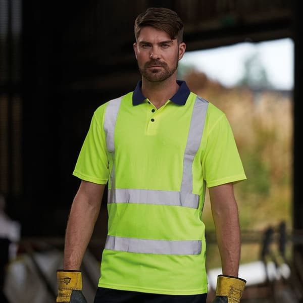 PRO RTX poloshirt med høj synlighed til mænd