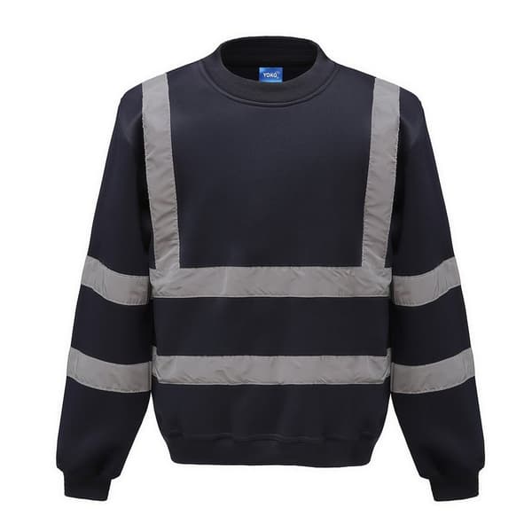 Yoko Unisex-højvis Sweatshirt til voksne