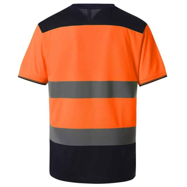 Yoko Tvåfärgad Hi-Vis T-Shirt för män