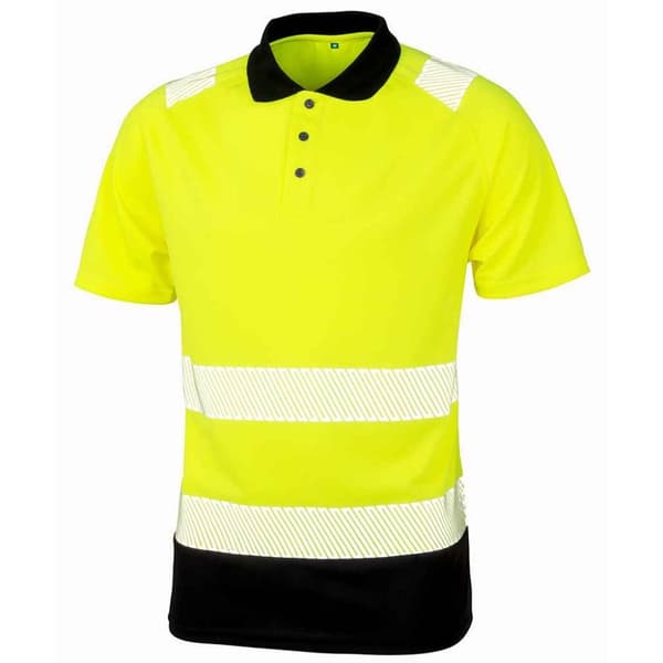 Result Genuine Recycled Mens Safety Polo Shirt