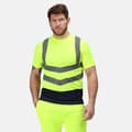Miniatyrbillede 3 af 4: Regatta Herre Pro High-Vis kortærmet T-shirt til mænd