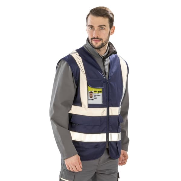 WORK-GUARD by Result Unisex vuxen väst för tunga säkerhetstjänster