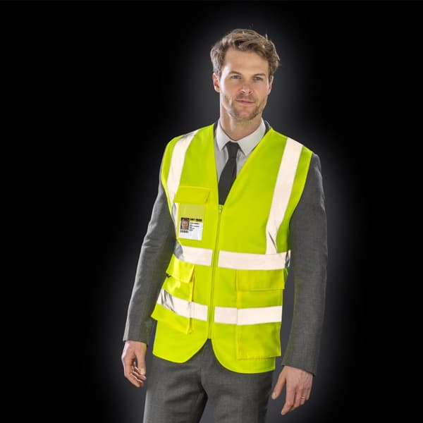 WORK-GUARD by Result Unisex-voksen sikkerhedsvest til voksne med høj belastning