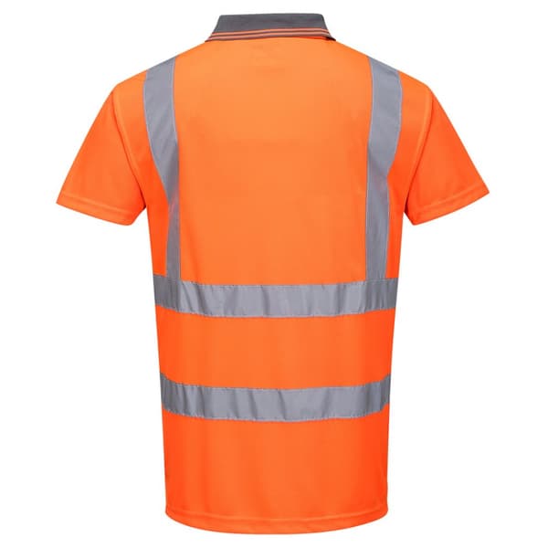 Portwest Mens Hi-Vis Safety Polo Shirt
