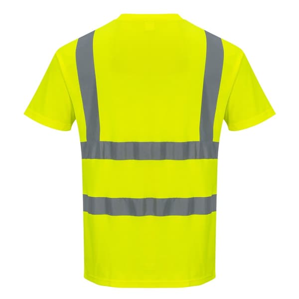 Portwest Mens Cotton Hi-Vis T-Shirt