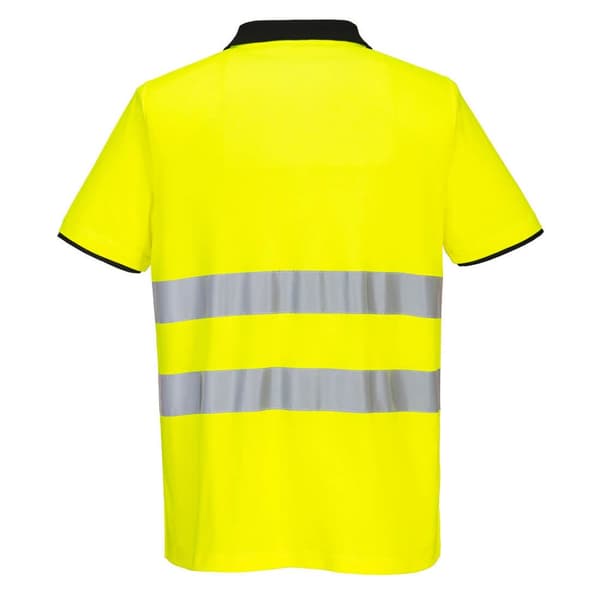Portwest PW2 Hi-Vis-poloshirt i bomuld til herrer
