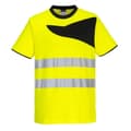 Miniatyrbild 1 av 2: Portwest PW2 bomulls-T-Shirt med hög skyddsnivå för män