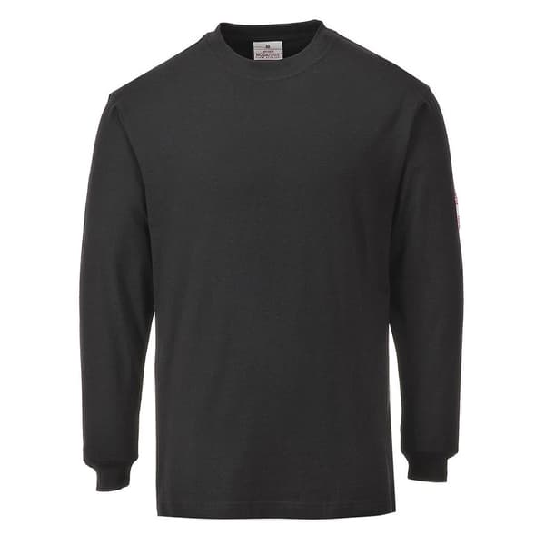 Portwest Flamskyddad antistatisk långärmad t-shirt för herrar
