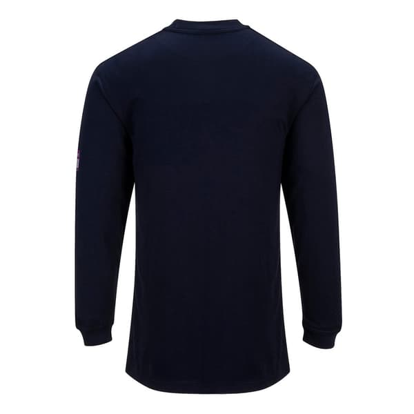 Portwest Mens Flame Resistant Anti-Static Long-Sleeved T-Shirt