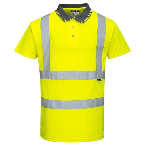 Portwest Mens Hi-Vis Polo Shirt
