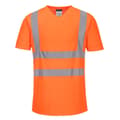 Miniatyrbilde 1 av 2: Portwest Mens Hi-Vis Mesh Insert Comfort Safety T-Shirt